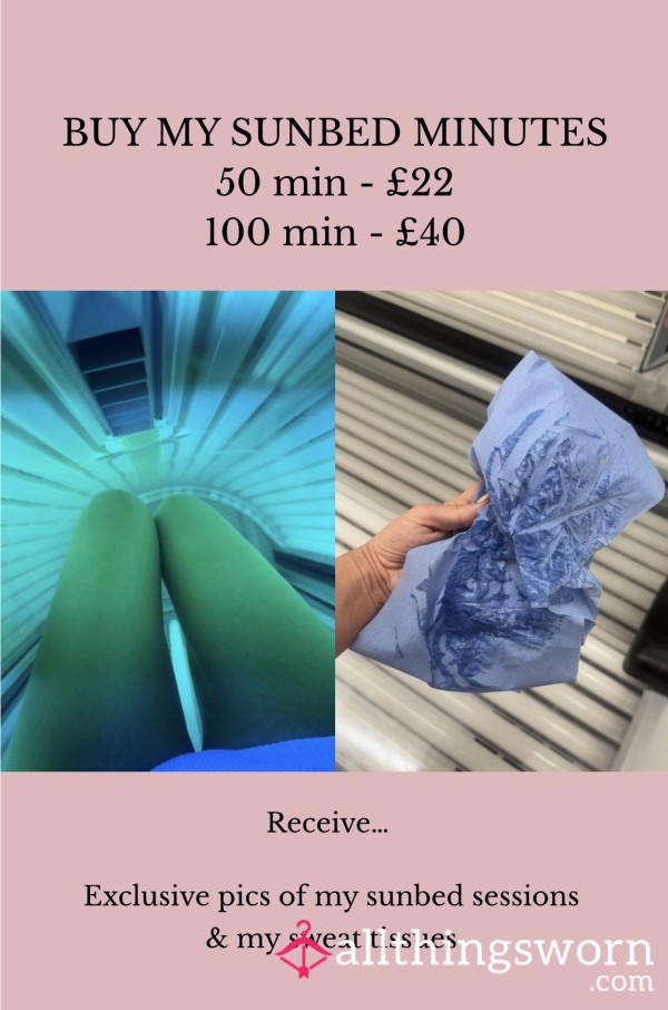 Sunbed Minutes 4 Pics 🥵🥰😏