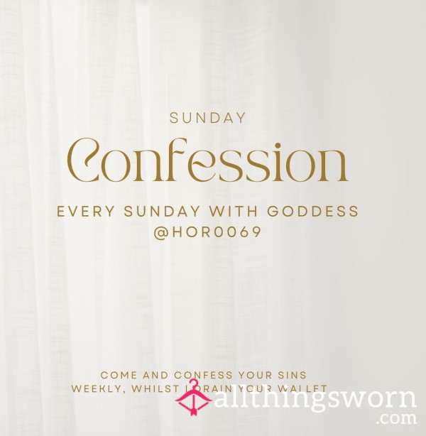 Sunday Confession ⛪️
