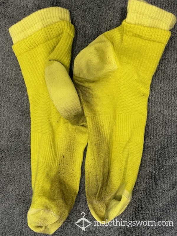 PRICE DROP! - Filth Yellow Sport Socks