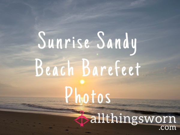 Sunrise Sandy Beach Barefeet