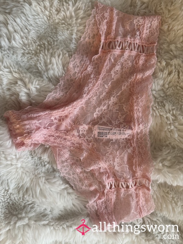 Super Dirty Baby Pink With Lace VS