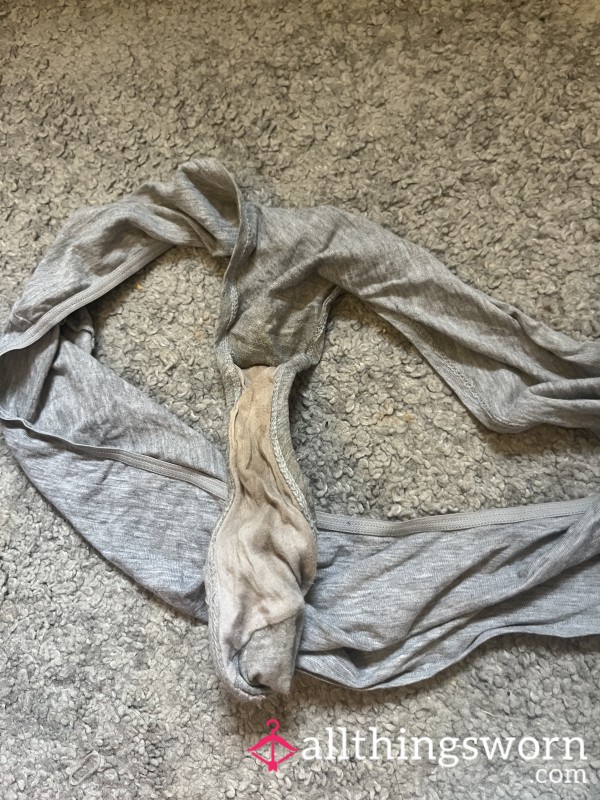 Super Dirty Stained Grey Underwear