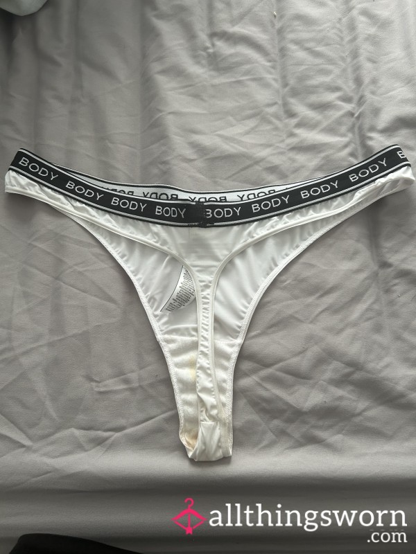 Super Dirty White Thongs