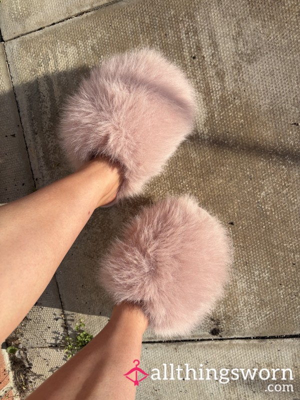 Super Fluffy And Sweaty Slippers