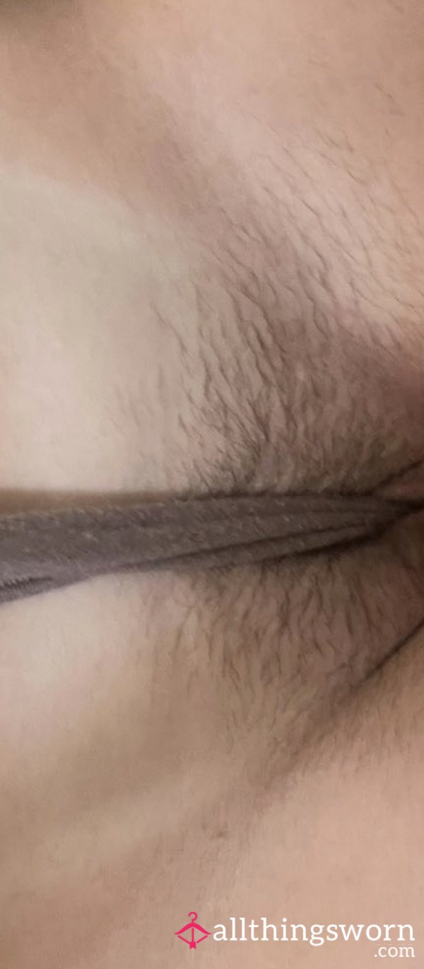 Super Hairy Pu**y With Front Wedgies