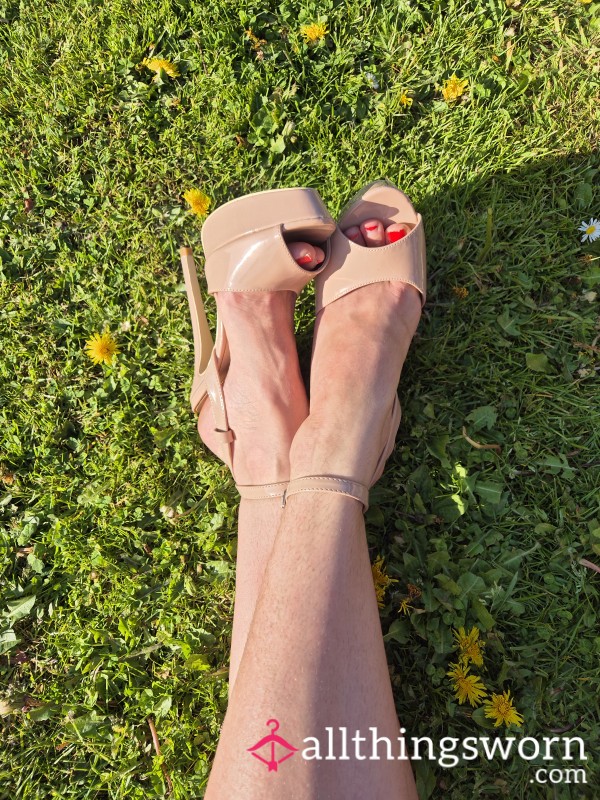 Super High Latex Stilettos