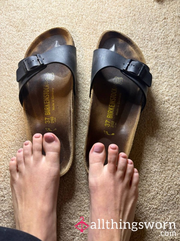 Super Old And Sweaty, Eva Cla**ic Leather Birkenstocks