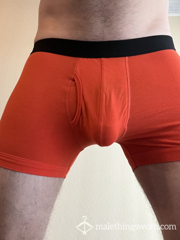 Super Ripe Orange Boxer Briefs