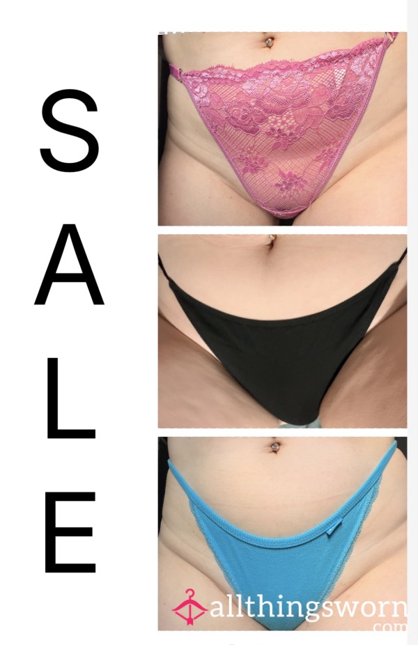 ✨Bundle✨ Gstrings And Thong Saver - 3 Panties For £55 ❤️‍🔥