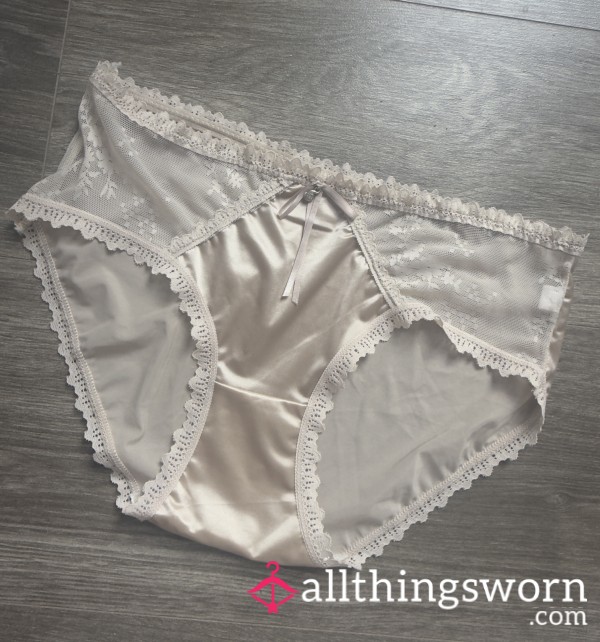 Super Silky Satin S**y Lace Panties 🍑😈 Big Gusset 🤤💦