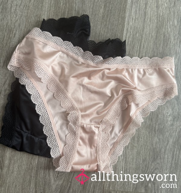 Super Silky Satin Smooth Stinky Worn Panties 🤤🍑💦 £15 Free Delivery 😈