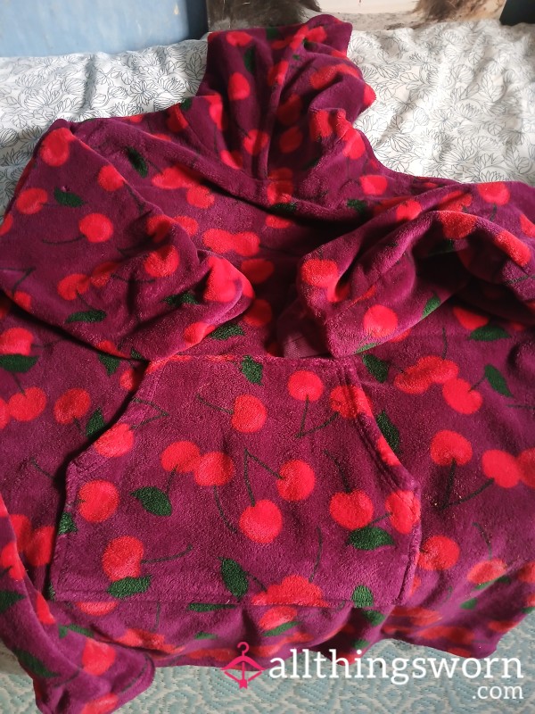 Super Sweaty Soft Cherry Design Snoodie