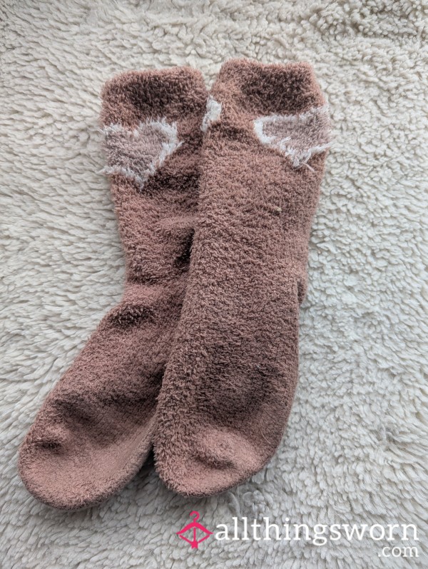 Super Soft Fluffy Cosy Socks – Worn Just For You 🤎