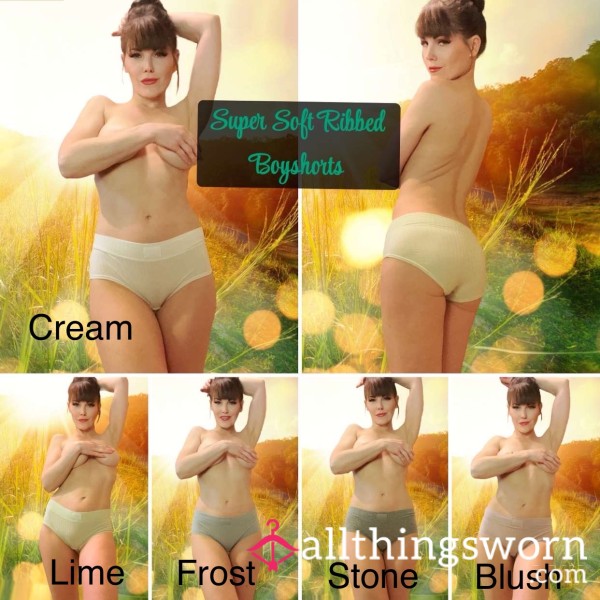 Super Soft Ribbed Boyshorts