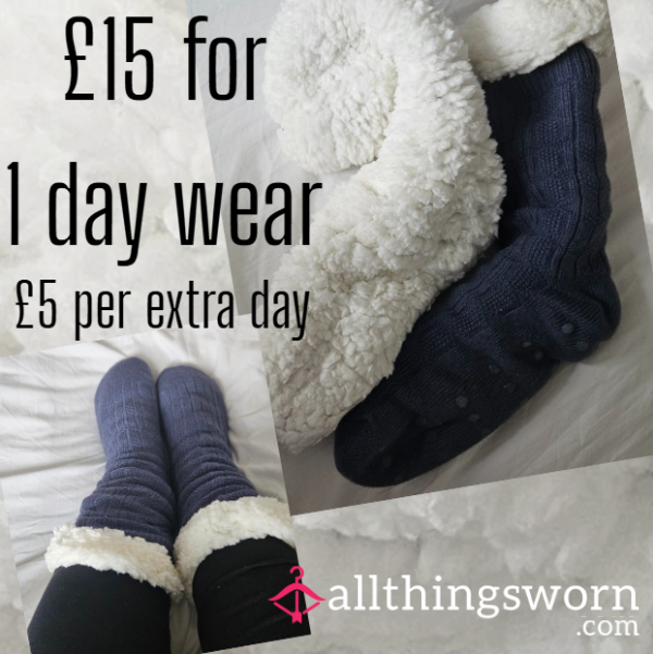 🧦 Super Soft, Snuggly Slipper Socks 🧦  Worn Slowly. Sent Intimately. Meant For You.  These Aren’t Just Socks — They’re A Small, Personal Indulgence From My Daily Life.  I’ll Slip Into My Luxu