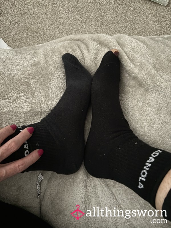 Super Sweaty Socks, Adanola, Hole In The Toe. Gym Worn 💦