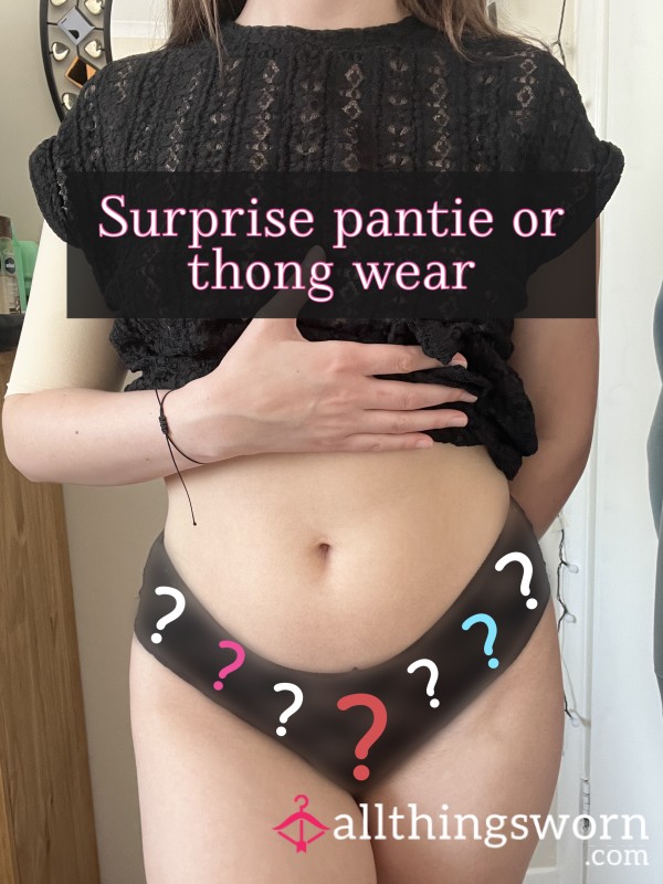 Surprise Pantie Or Thong Wear
