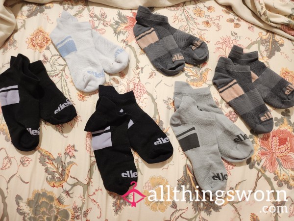 Ellesse Socks (Worn To Gym And/or Work Is Guaranteed🌸) Vacc*m Sealed