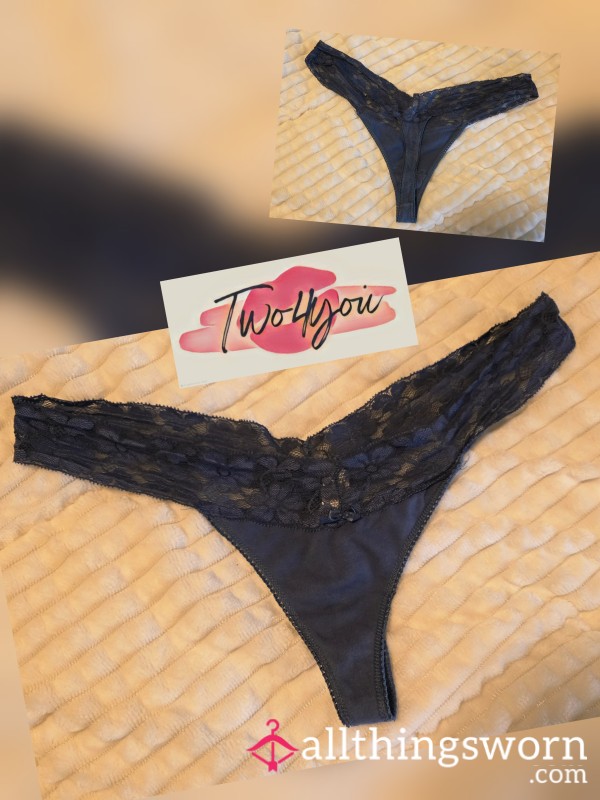 🎀Süßer Dunkelblauer Sp*tzentanga 🎀💧24 Std Getragen💧