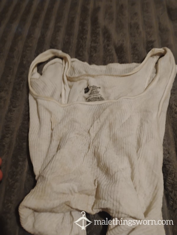 Sweat Drenched Dirty Tank Top