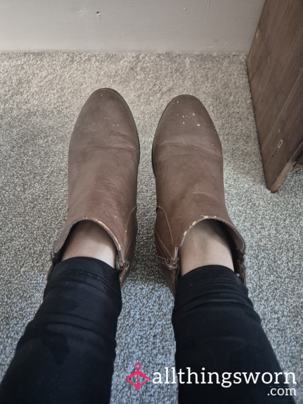 Sweat Filled Boots Worn In Heatwave
