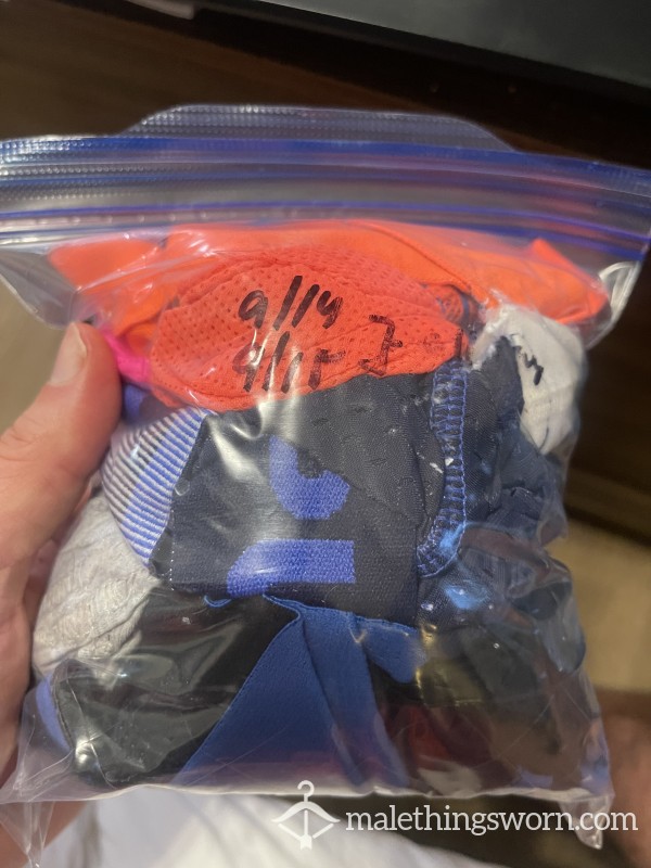 Very Smelly Sweat Gym Wear One Item( Underwear Or Shirt Depending On What You Want From Inside)