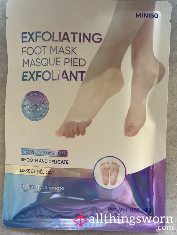 Sweat-Infused Used Foot Masks: For The Loser Who Funds My Glow