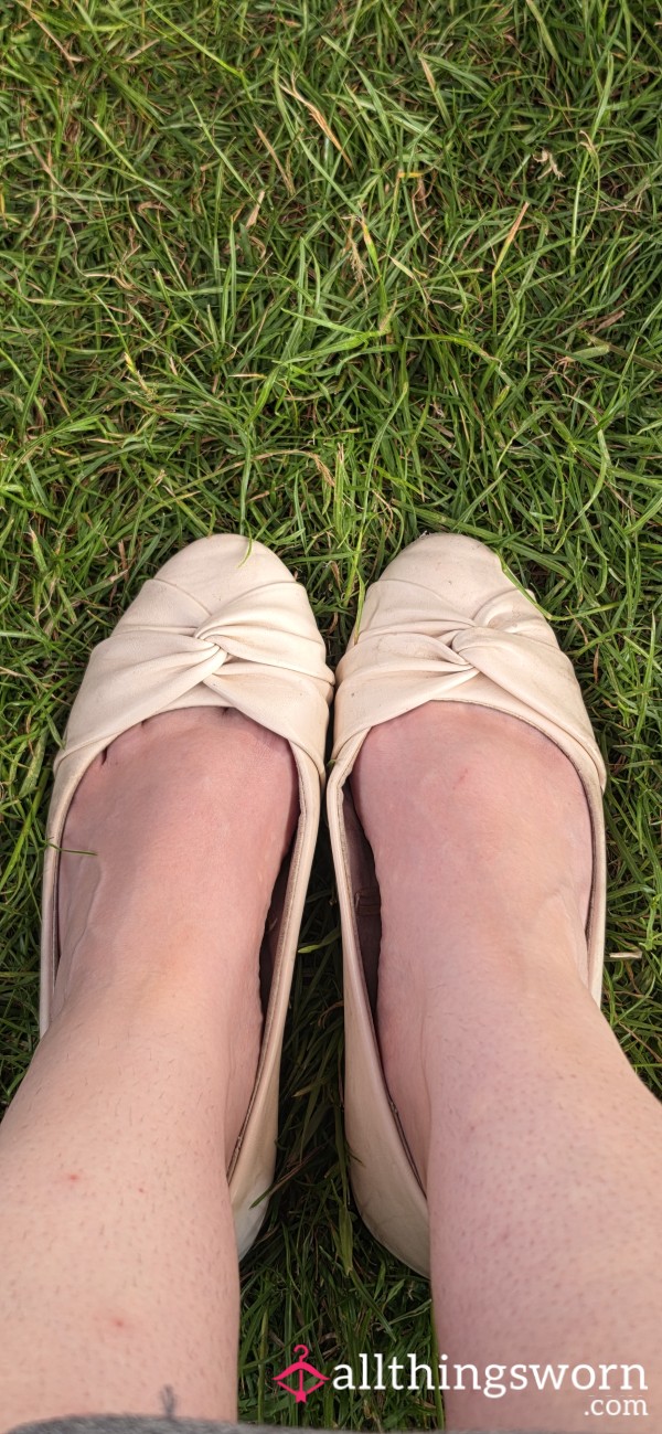 ☀️ Sweat-Soaked Summer Flats (Strong Odour) ☀️