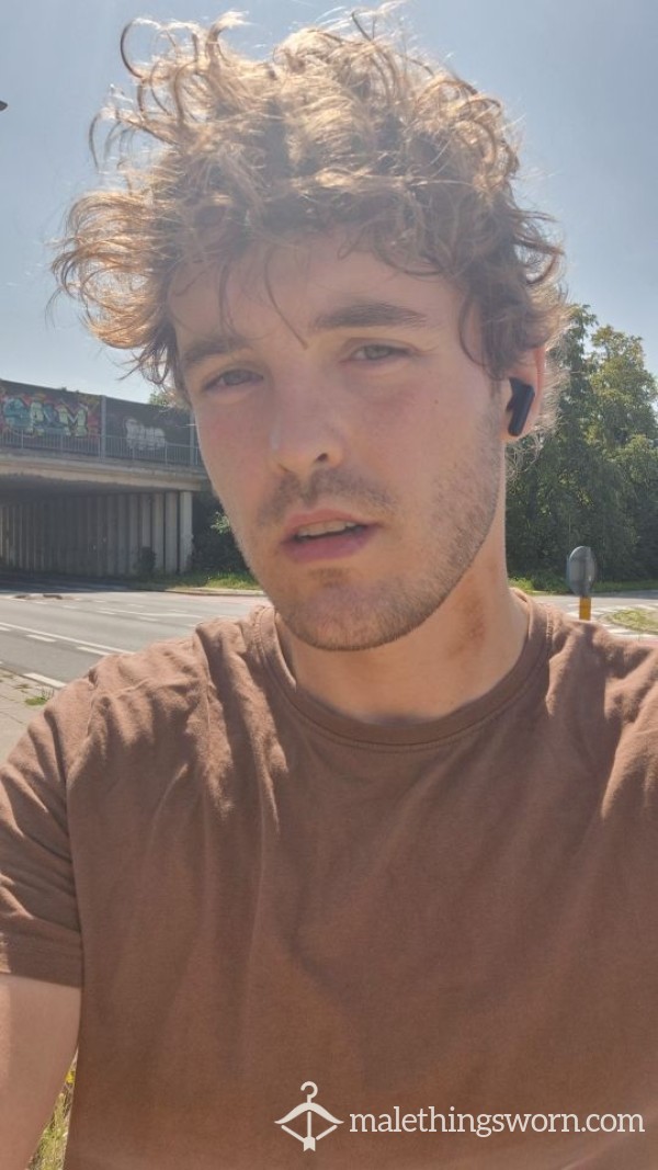 S**y Worn Sweat Soaked T-shirt