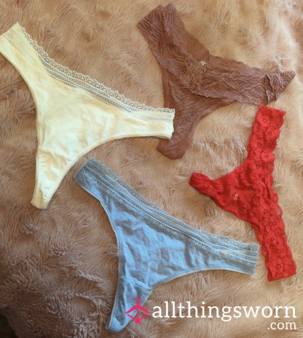 Sweat-Soaked, Well-Worn Thong – Scent-Drenched & Intimately Used