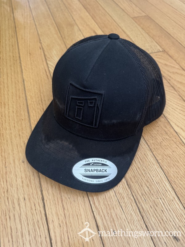 Sweat Stain Black Hat
