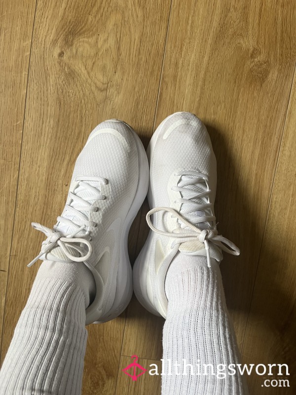 Sweat, Well Worn Gym Trainers