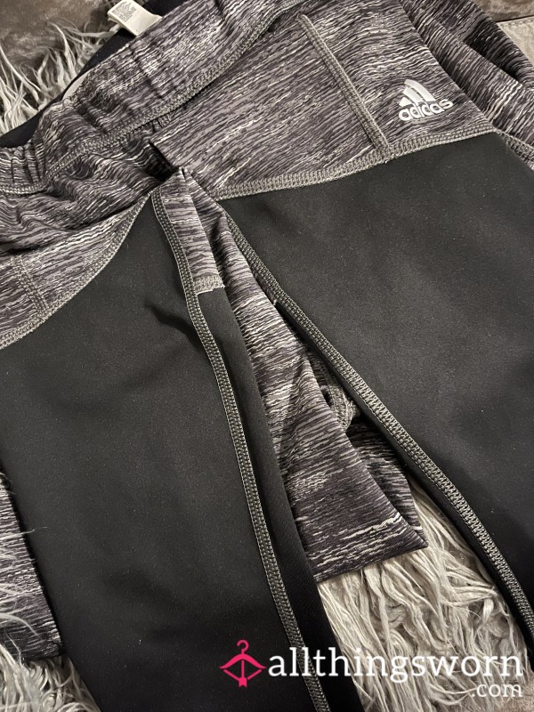 Sweaty Adidas Gym Leggings