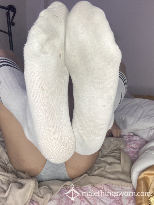 Sweaty And Dirty Socks Used In The Gym
