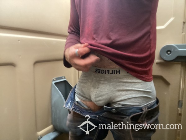 Sweaty And Musky Gray Tommy Hilfiger Boxer Briefs