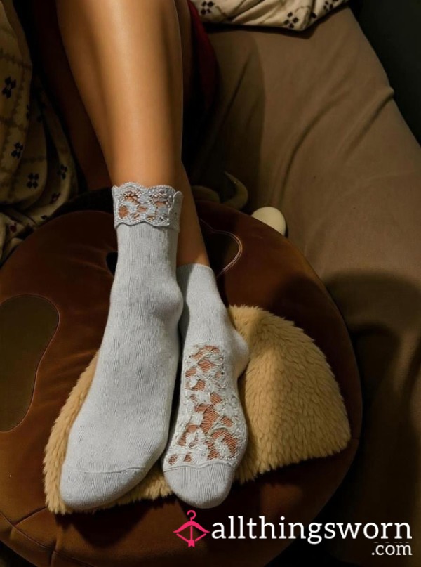 🧦 Sweaty Ankle Socks Bundle – Well-Worn + 10 Feet Pics Bonus 🧦 Price  $37–47 Usd