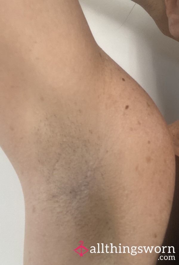Sweaty Arm Pit Shave - With A Razor Left Beside My Bath Until It Goes Blunt