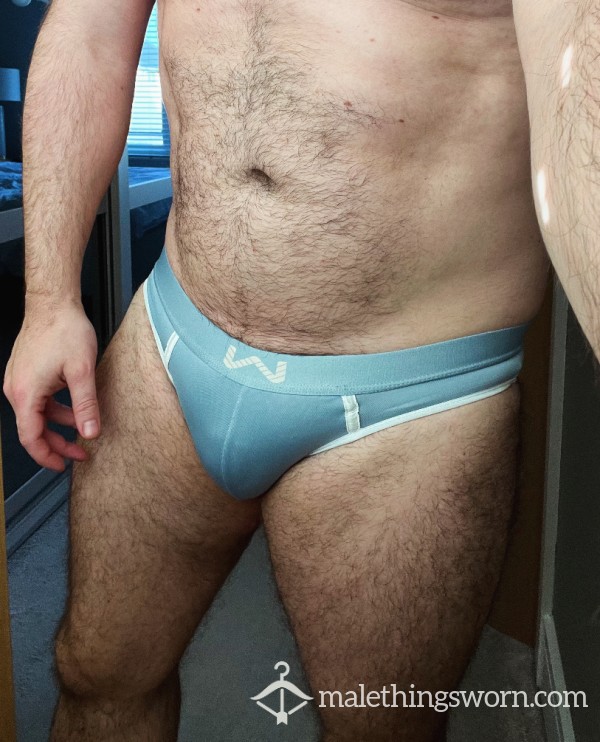 Sweaty Baby Blue Briefs