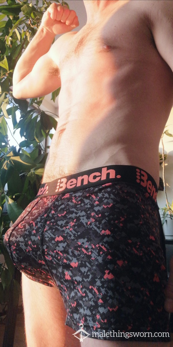 Sweaty Bench Boxers Stuck On Me.