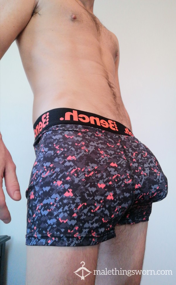 Sweaty Bench Boxers Stuck On Me.