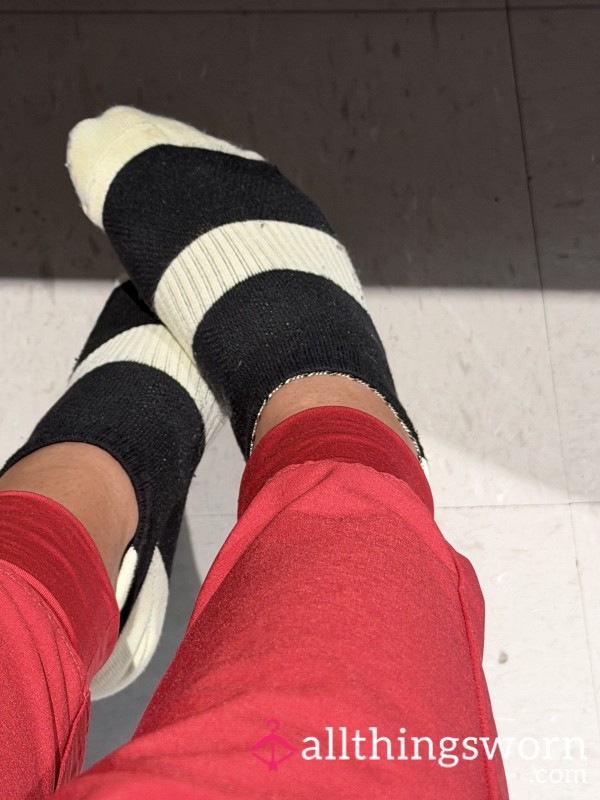 Sweaty Black And Yellow Socks