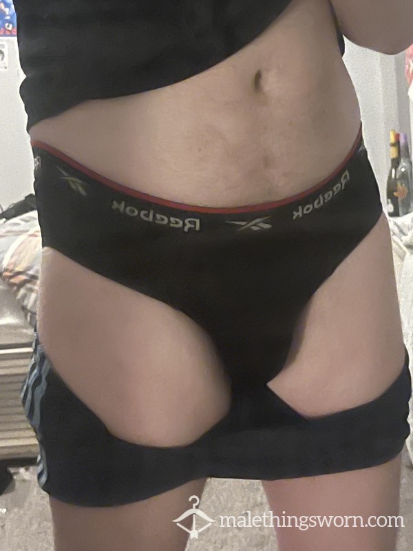 Sweaty Black Gym Briefs