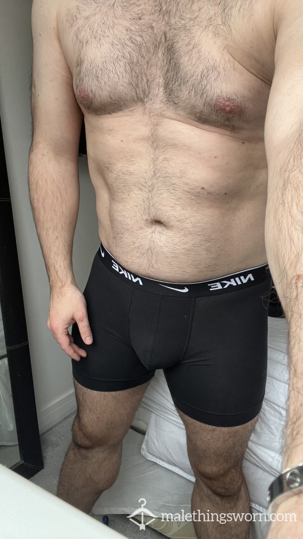 Sweaty Black Nike Boxers