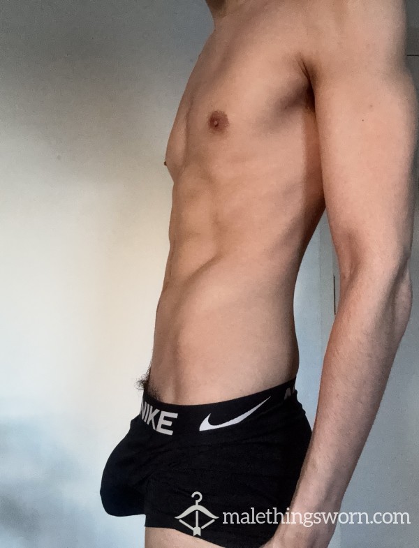Athletes Sweaty Black Nike Briefs