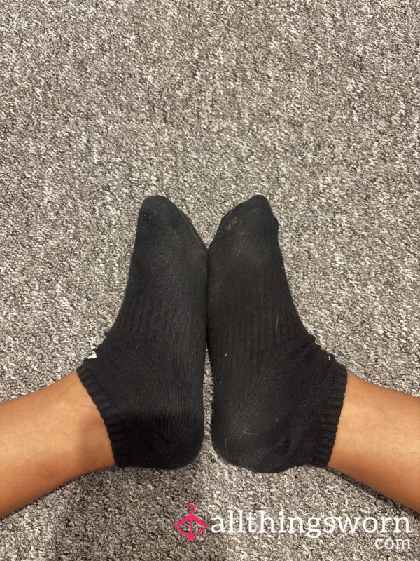 Sweaty Black Nike Socks