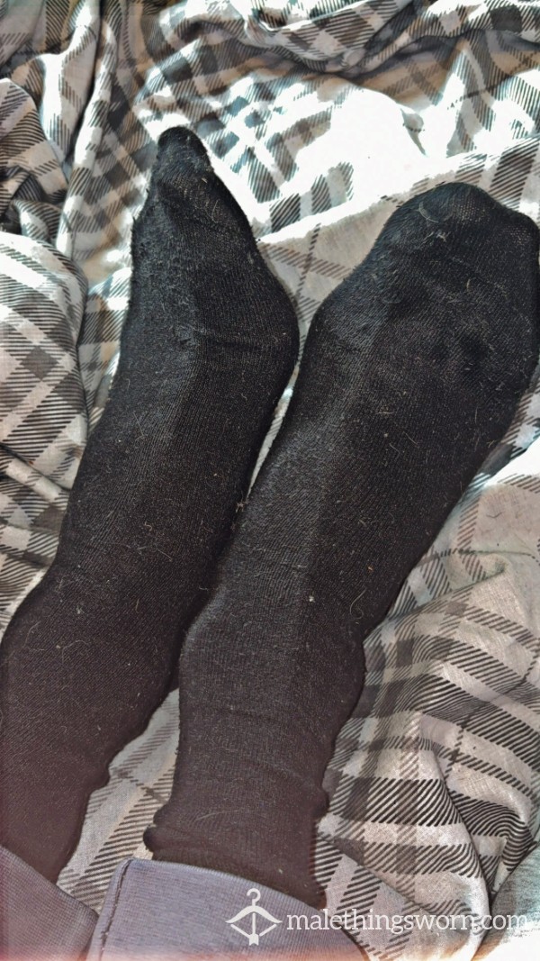 Sweaty Black Socks
