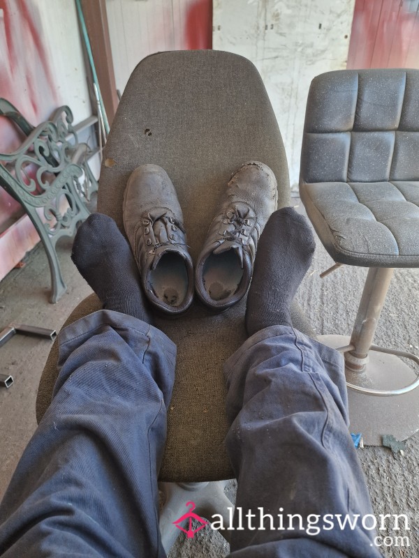 Sweaty Black Socks
