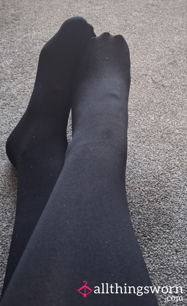 Sweaty Black Tights