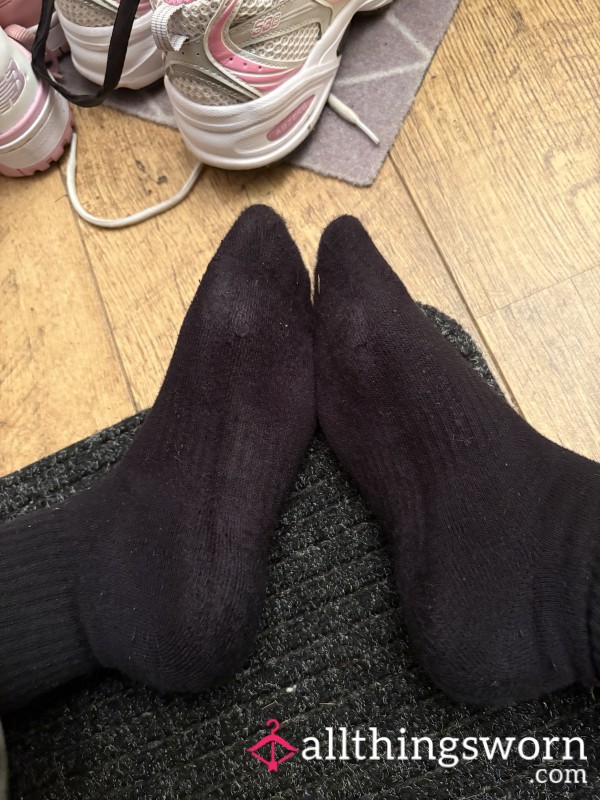 Sweaty Black Work Socks