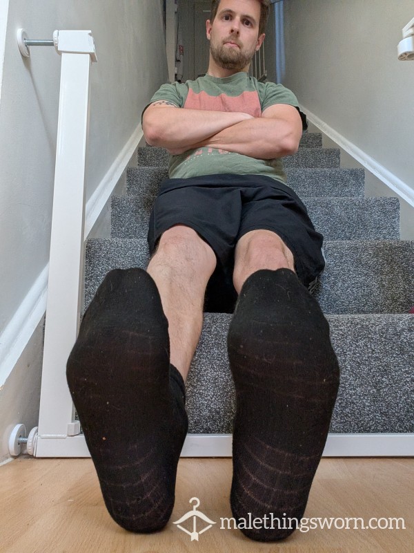 Sweaty Black Work Socks